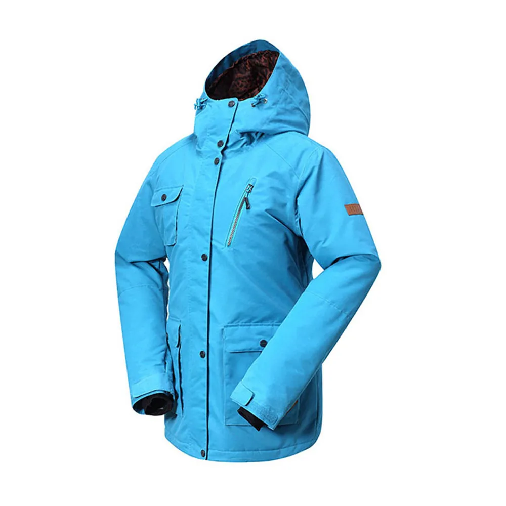 

2018 Women Ski Jacket Thermal Skiing Snowboard Jacket Waterproof Windproof Outdoor Sport Wear Female Super Warm Clothing Coat