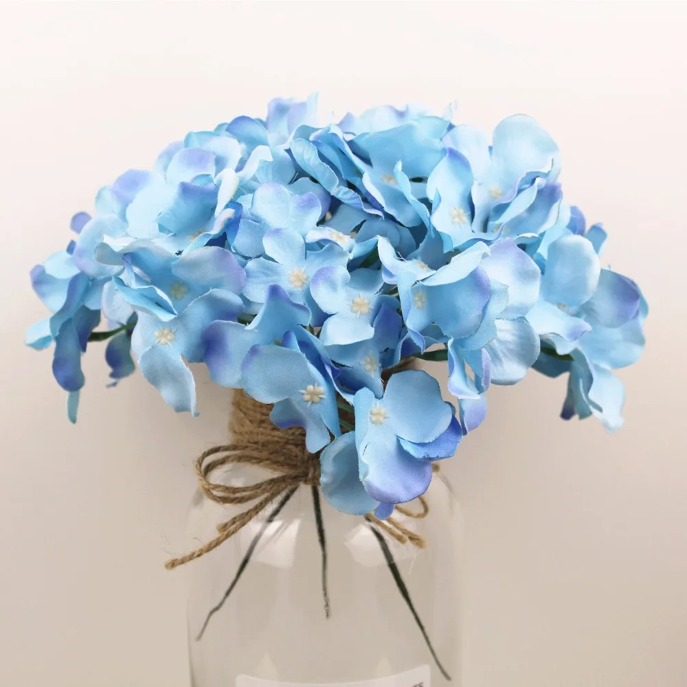 

1pcs Artificial Flowers for Wedding Decoration Spring vivid Big Hydrangea Wedding Garden Home Decoration Party Supplies