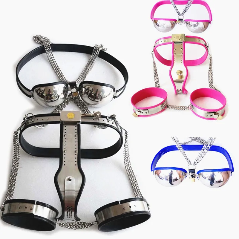 Buy 3in1 Female Chastity Belts Thigh Rings Chastity 