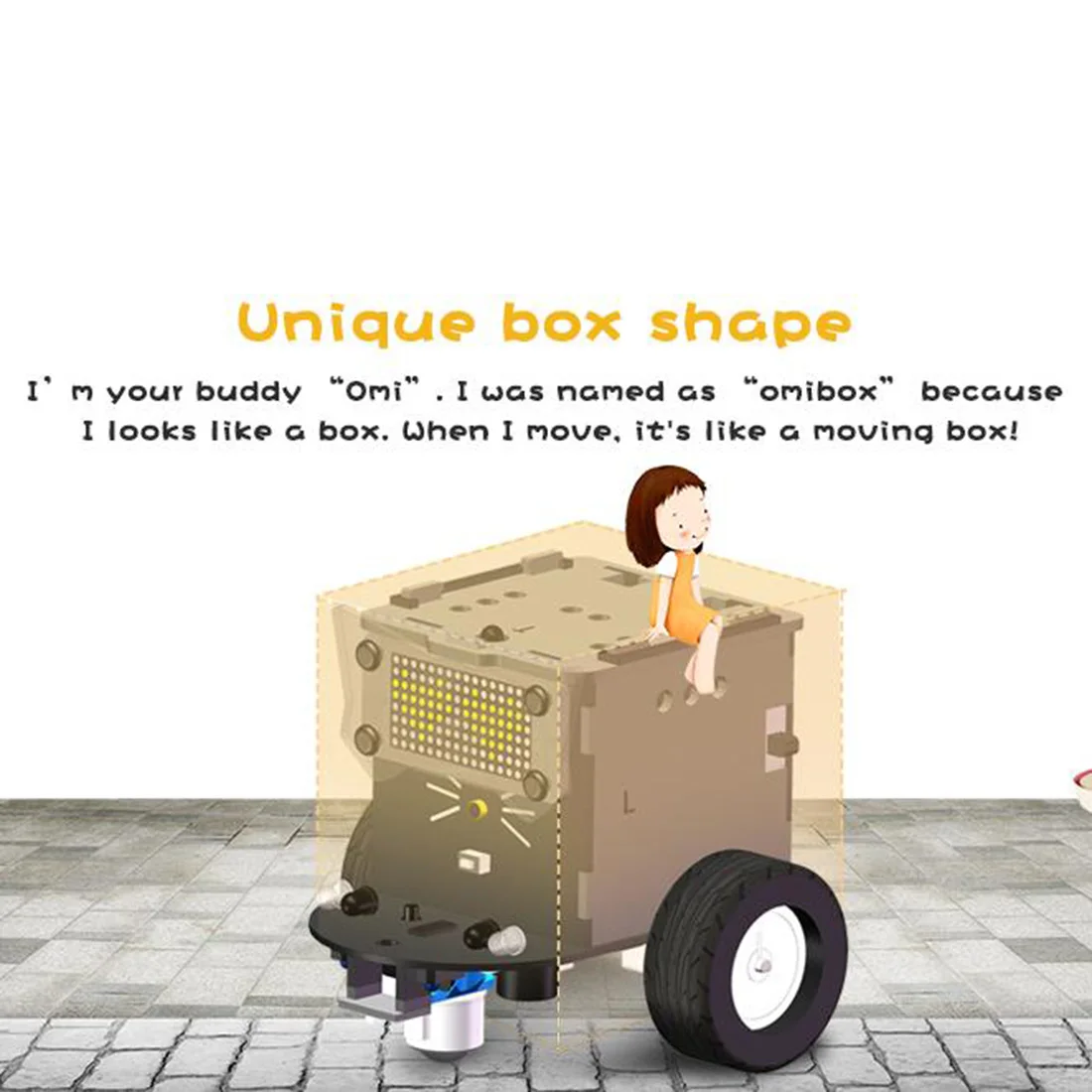 Hot Graphical Fighting Version Omibox Scratch Programmable Smart Robot Car Kit High Tech Toys Programmable Toy For Children Kids