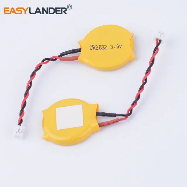 Lithium 3V CR2032 with cable with connector Button Cell Coin Cell Battery FOR Laptop motherboard