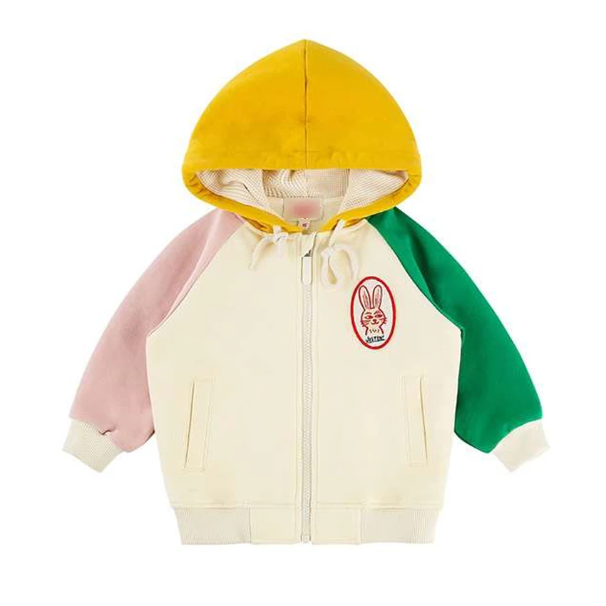 

BB GIRL COAT 2019 Summer Baby Girls Jackets Color Matching Rabbit Modis Baby Boy Clothes Toddler Boy Jacket for Kids Coat 2-8y
