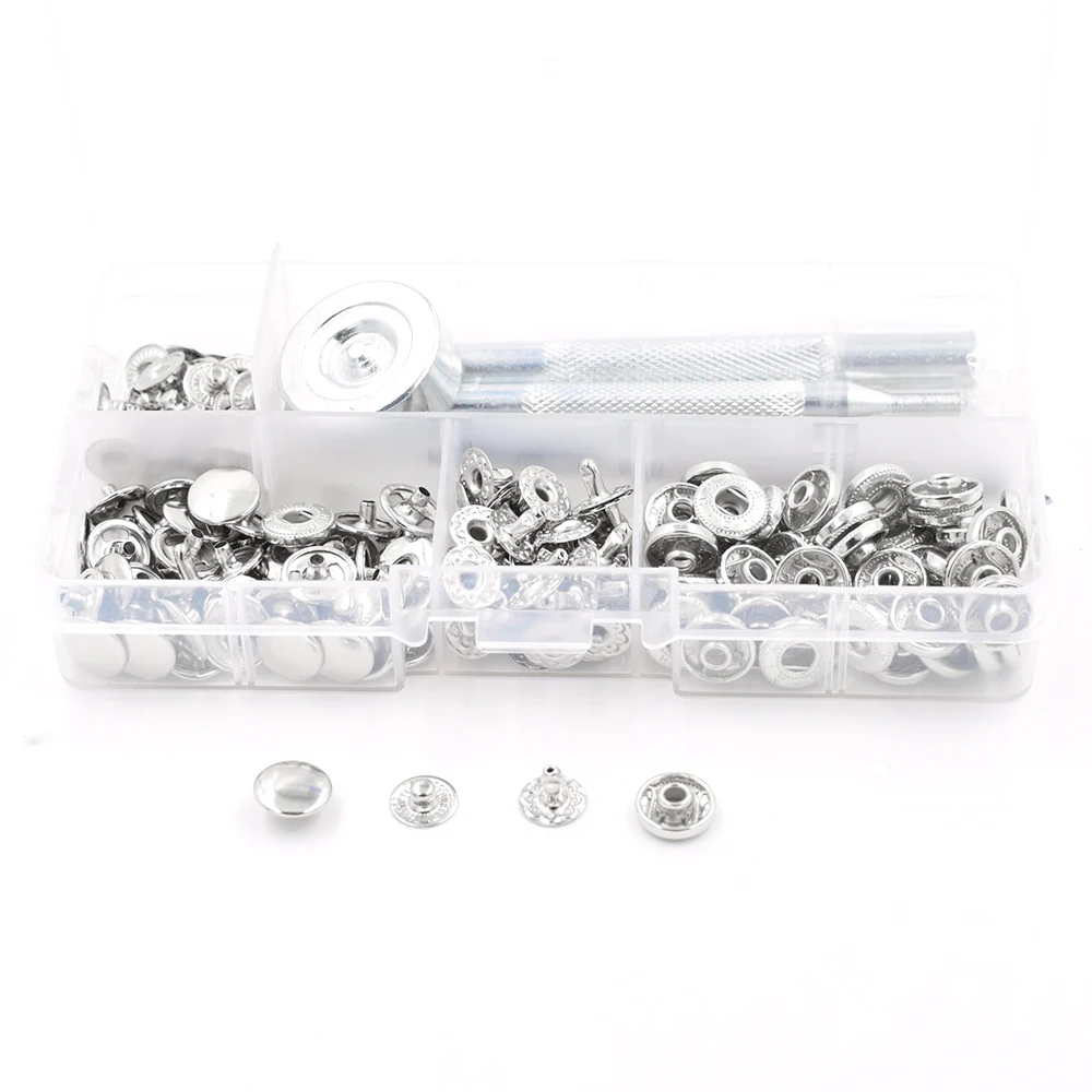 

(50 sets/lot)10mm Snap Buttons+Manually install the tool. Boxed.DIY accessories. Metal buttons. jeans.Decorative buttons.