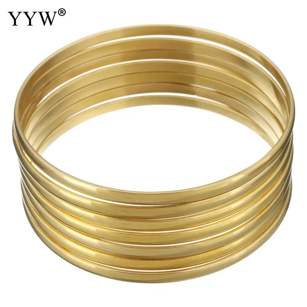 

Gold color Charm Bracelets & Bangles Femme Bracelets For Women Wedding Party Jewelry 2017 7PCs/Set