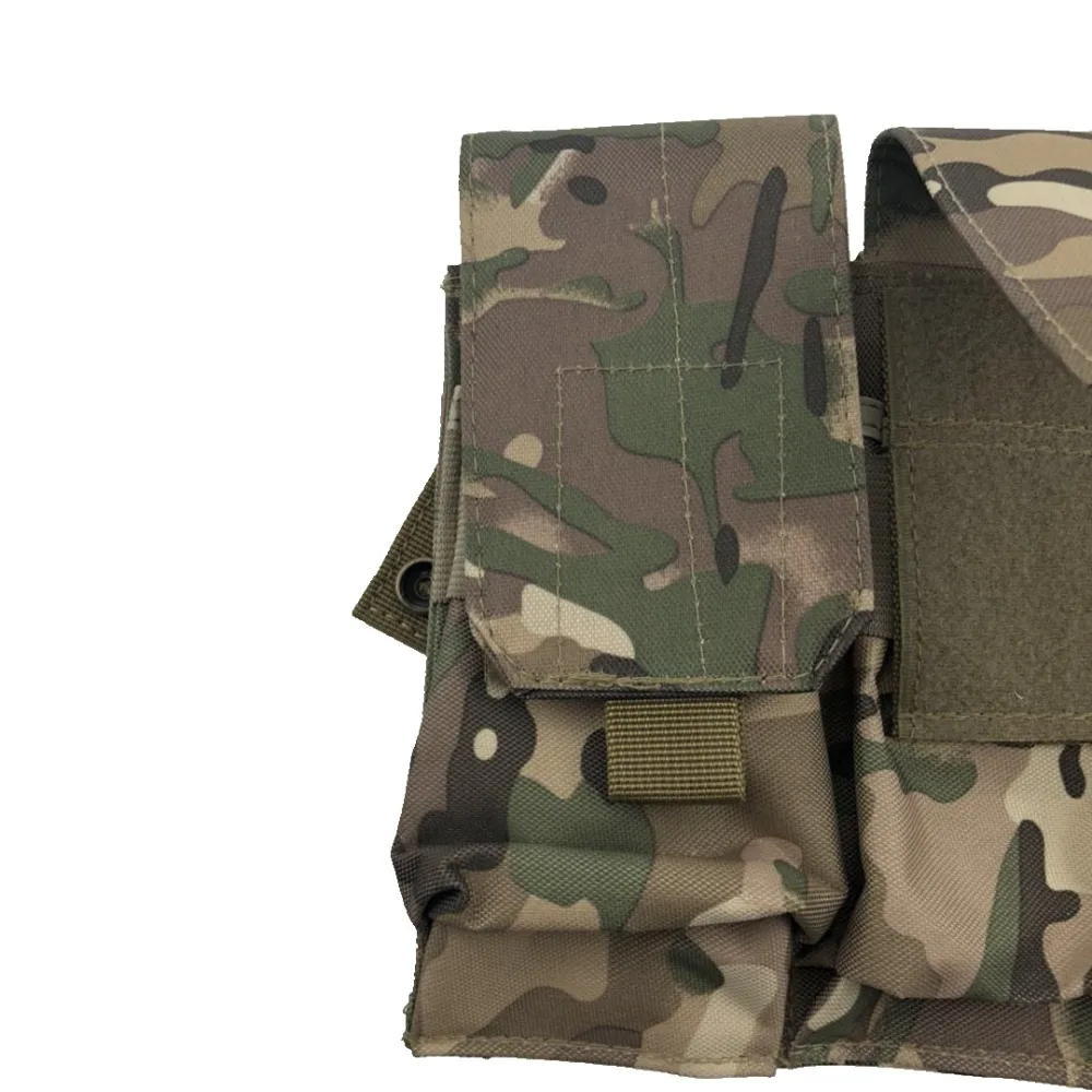 Тройная M4 Molle система подсумок для военной страйкбол охотничий жилет тактический винтовочный пистолет маг держатель сумка
