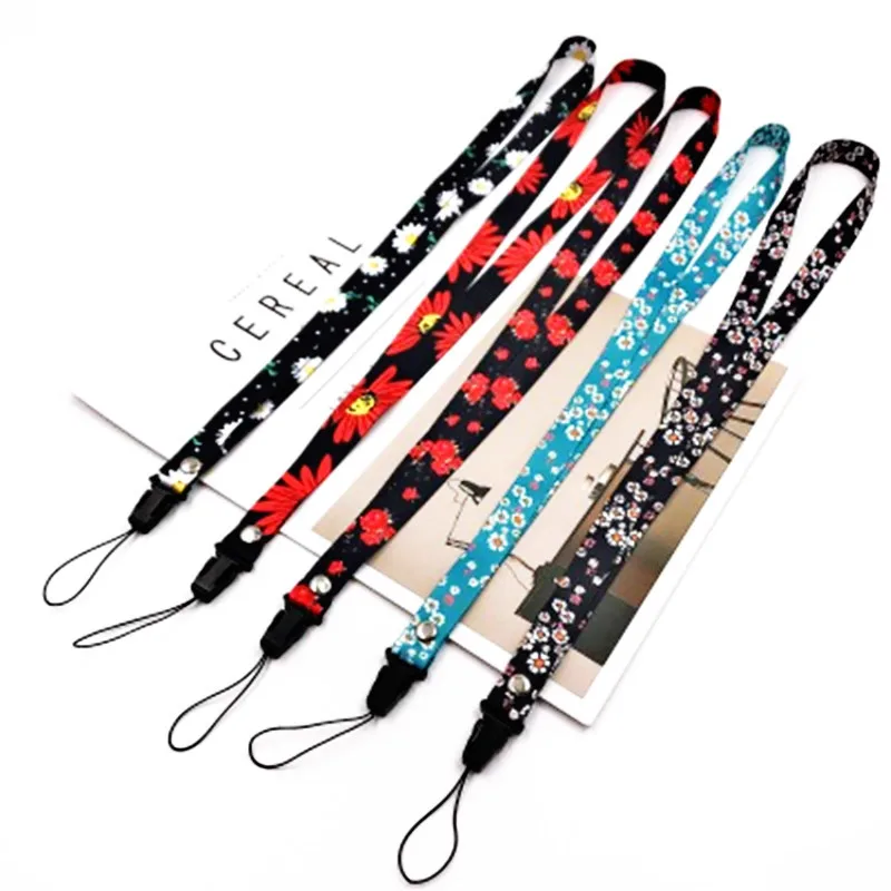 2019 اباي صغيرة الطازجة يترك الرقبة حزام اسهم للمفاتيح ID بطاقة رياضة أحزمة هاتف المحمول USB شارة حامل DIY شنق حبل الحبل