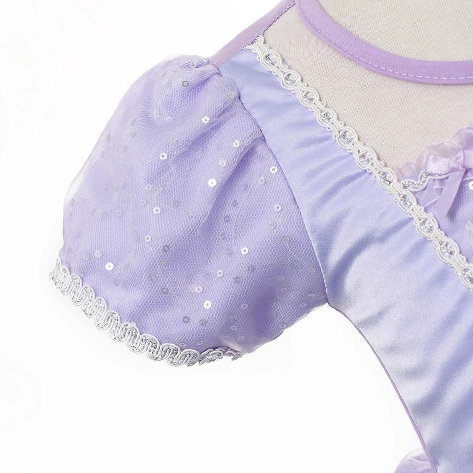 YOFEEL/костюм принцессы Софии для девочек Детские платья с пышными рукавами детская одежда для косплея, нарядное платье для дня рождения
