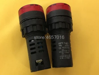 

10PCS AD16-22SM Indicator light signal lamp Flash buzzer 12V 24V 220V 380V