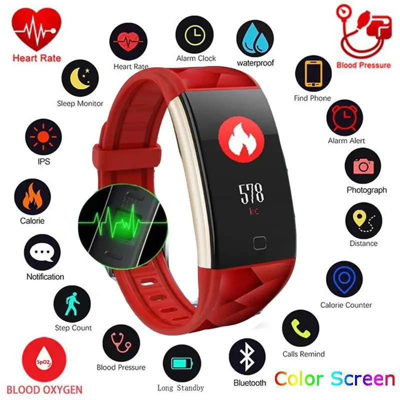 

Smart Watch T20 Blood Pressure Heart Rate Monitor Wristwatch Pedometer Sport Activity Tracker Fitness IP67 Heart Rate Bracelet