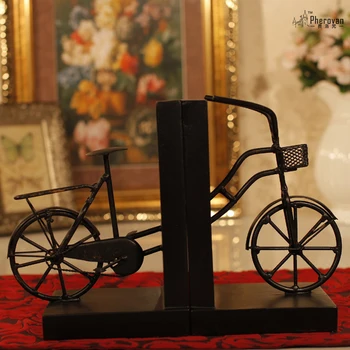 

American country vintage old iron bicycle bicycle do look book stalls decoration book by book