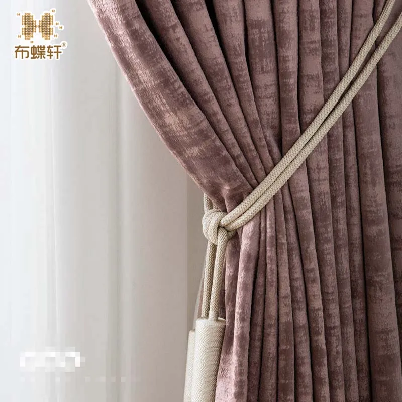 Us 3819 40 Off2019 New Arrival European And American Style Drape Luxury Thick Velvet Window Curtains For Living Room Bedroom Customized In