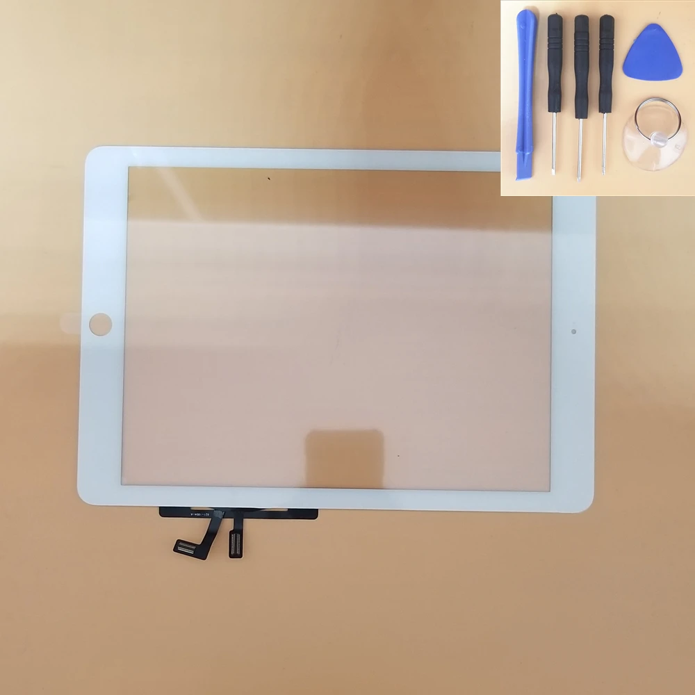 For iPad Air 1 5 Touch Screen Digitizer with free Home Button as gift Front Glass Panel Replacement A1474 A1475 A1476 | Компьютеры и