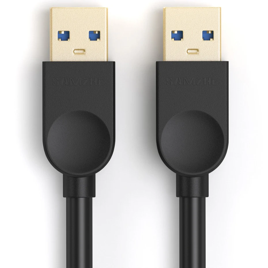 SAMZHE USB к USB 3,0 кабель папа-папа USB3.0 удлинитель супер скорость для радиатора жесткий диск автомобиля MP3 веб-камера цифровая камера