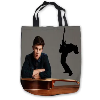 

Custom Canvas Shawn Mendes Tote Hand Bags Shopping Bag Casual Beach HandBags Foldable 180911-03-1