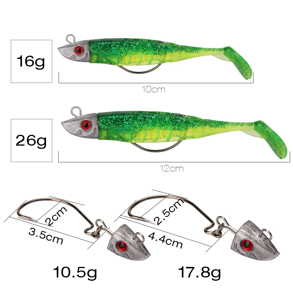Spinpoler, новинка, 16 г/10 см, 26 г/12 см, мягкие пластиковые лопасти, хвосты, приманки, добавить джиг, вес головок, плавающая приманка, 6 цветов на выбор, приманка для ловли басов
