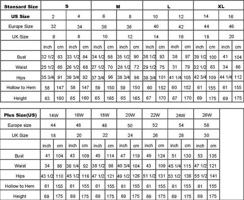 Dressbarn Size Chart