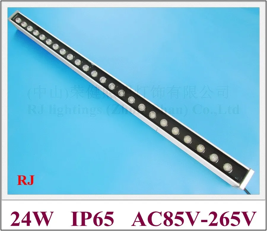 

high power 24W LED wall washer light lamp LED staining light bar light flood light AC85-265V RGB/CW/WW/R/Y/B/G 24LED 24W