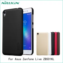 Для asus zenfone live zb501kl крышка nillkin супер матовый щит жесткий задняя крышка case для zenfone live zb501kl протектор экрана