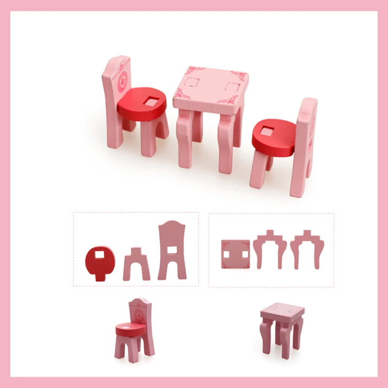 Детские деревянные 3D головоломки игрушки мультфильм счастливой фермы музыка гостиная сборные головоломки для детей обучения Развивающие игрушки