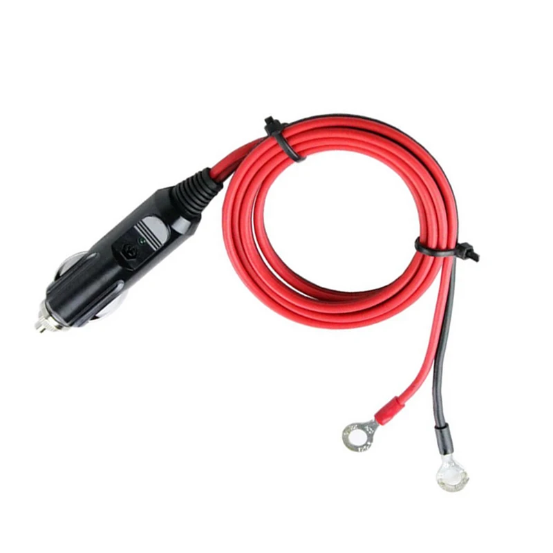 

Hot Car 15A Male Plug Cigarette Lighter Adapter Power Supply Cord with 60cm Cable Wire JLD