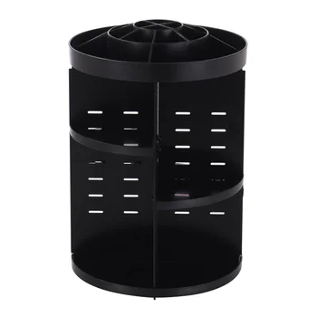 

360 Degree Rotatable Adjustable Makeup Organizer Cosmetics Storage Rack High Capacity Make Up Tools Recommend