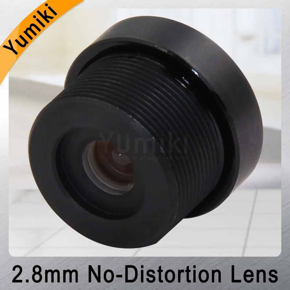 Yumiki 2MP 2 8 мм объектив 1/3 дюйма F1: 6 M12 * 0 5 IR 110 градусов HFOV без искажений для Gopro DJI Phantom
