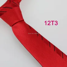 YIBEI coahella ties мужской тонкий галстук красный с черной полосой несимметричный тонкий галстук узкий галстук Модный Галстук Свадьба Gravata