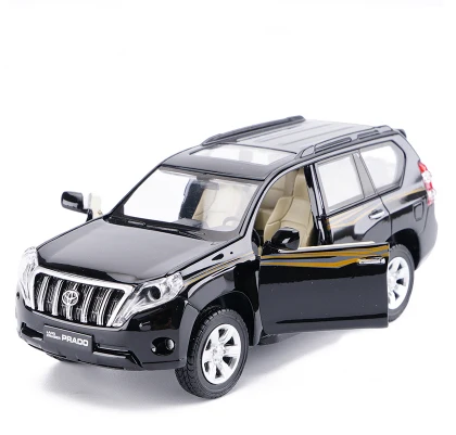 High Simulation New 1 32 Toyota 2016 Prado Car Model Lc100 Lc200 Suv High Simulation New 1 32 Toyota 2016 Prado Car Model Lc100 Lc200 Suv Jeep Off Road Pull Back Sound Light Original Box Boy Gifts In Casts Toy Vehicles