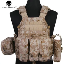 Снаряжение Emerson LBT6094A стильный жилет с мешками для страйкбола, военная армейская Боевая Экипировка EM7440G AT/FG AOR1 AOR2 KH CB MR HLD