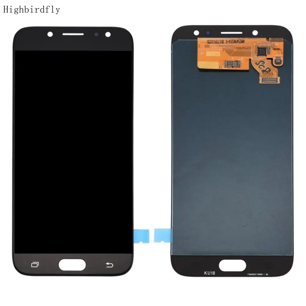 Скидка Amoled для samsung J7 pro 2017 J730Fm ds J730 J730Y J730H J730M SM j730f ds ЖК экран + Сенсорное стекло дигитайзер