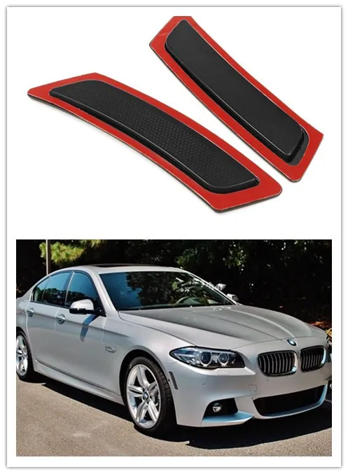 cheap One pair of 2 pcs Side Marker Bumper Reflectors Lamps Black For BMW 5Series F10 2011 2014 NEW Bumper Reflector Side Marker light