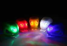 Waterproof Silicone Mountain Bike Bicycle Light LED Flash Lamp Bicycle Front Rear Wheel Safety Warning Light Bicycle Accessories