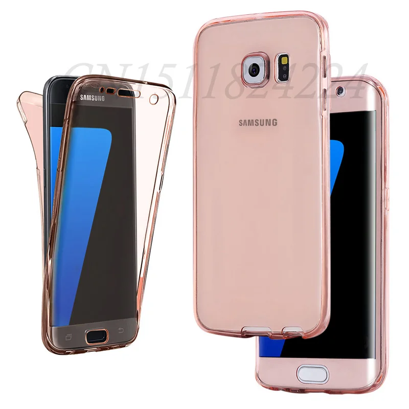 Full Body Soft TPU Case For Samsung S8 S9 Note8 S6 S7 Edge Clear Silicone Case For Galaxy A3 A5 A7 2017 J3 J5 J7 2016 PRO Cover (6)