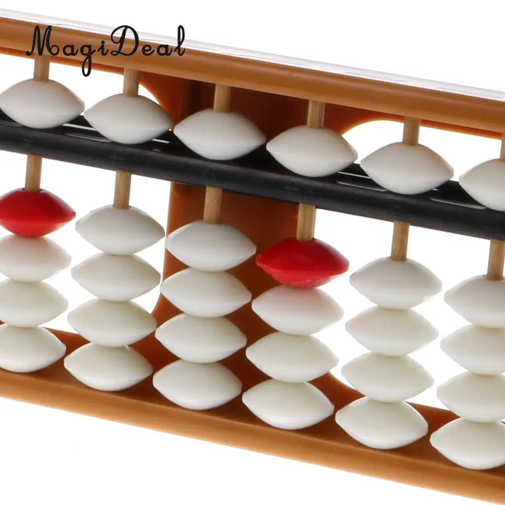 13 Rods Plastic Beads Abacus Soroban Calculating Tool Educational Toy for Kids Children Adult Math Toy 6Colors