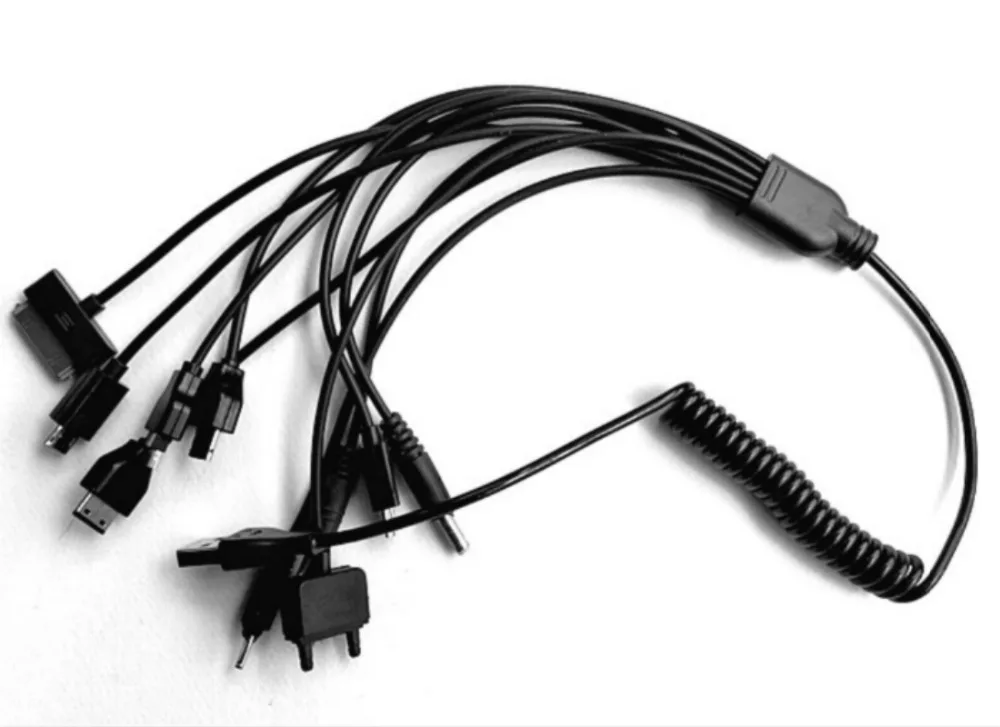 Комплект аксессуаров Elistooop для телефона 10 в 1 кабель зарядки нескольких USB iPod Nokia