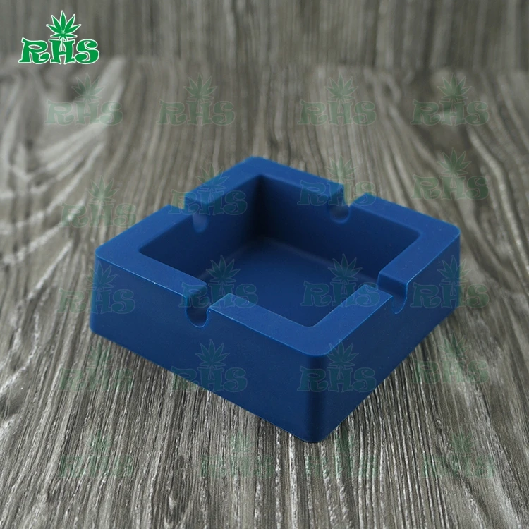 

New products 2017 small square silicone portable cigar cigarette pocket ashtray for home/office/hotel fast shipping