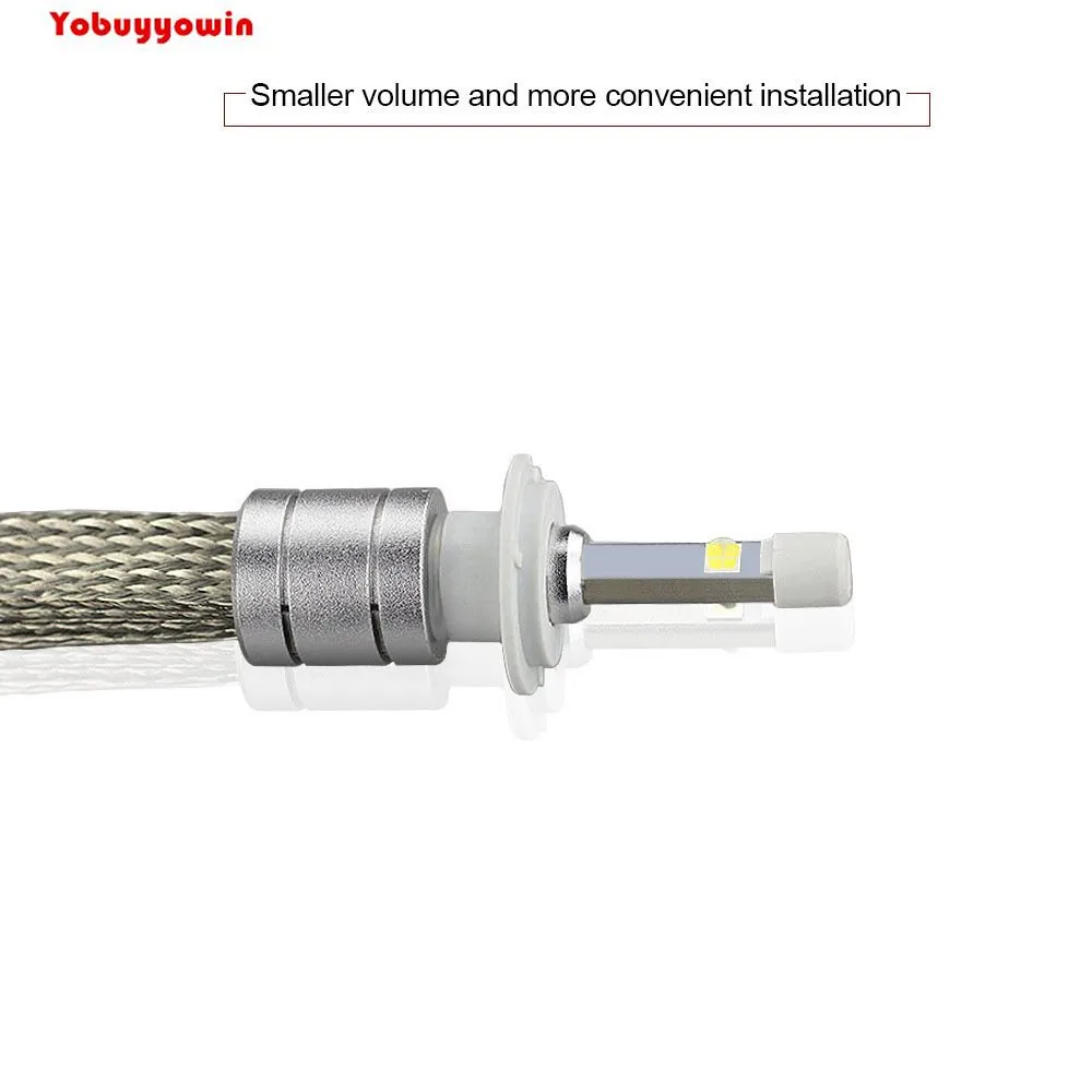 H7 ампулы светодиодный Phares 4800LM * 2 Halogene Remplacement Conversion Kit 6000K 12-24 avec Cree XHP-50 чип |