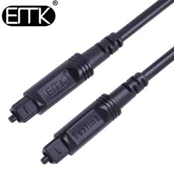 

EMK Digital Optical Cable Male to Male Optical Audio Cable Toslink SPDIF Cord for Transmitter,DVD,CD