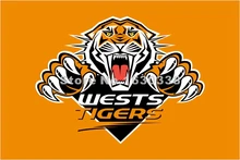 Wests Tigers Flag 3ft X 5ft National Rugby League NRL Banner Size 4 144* 96cm Flag