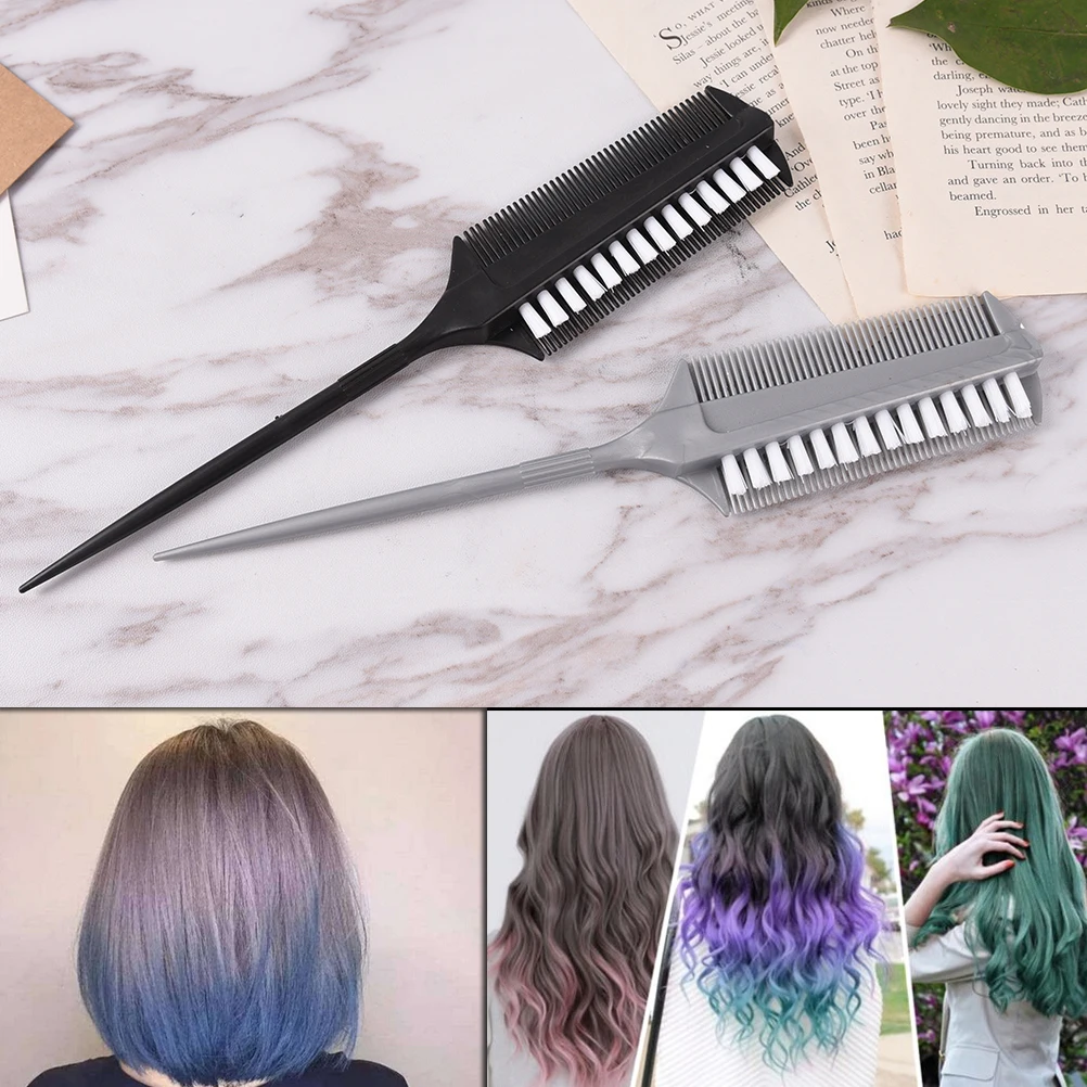 Hair Drying Brush 23cm Double Side Professional Hairdressing Dye Comb Barber Tinting Combs Salon Hair Color Brushes