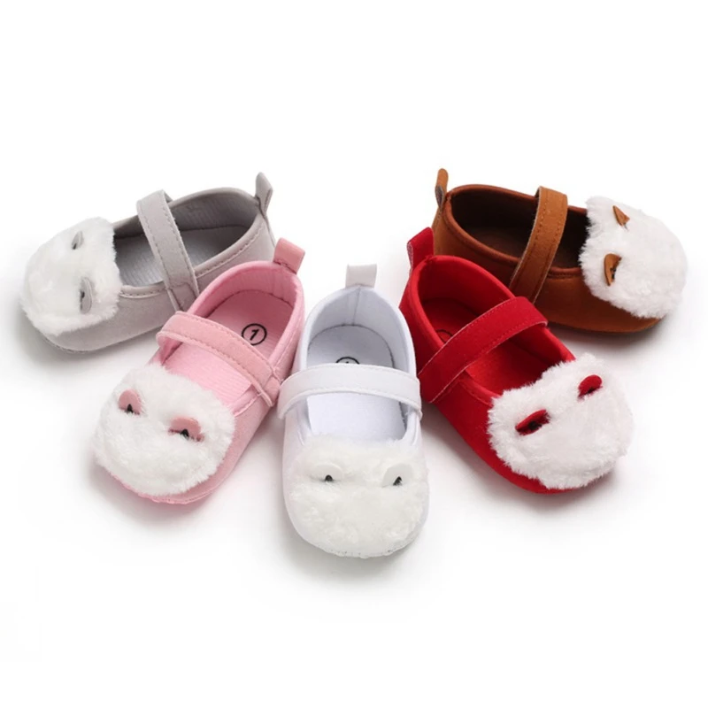 Newborn Baby Girl Shoes Cute Solid Color Princess Baby Anti slip On