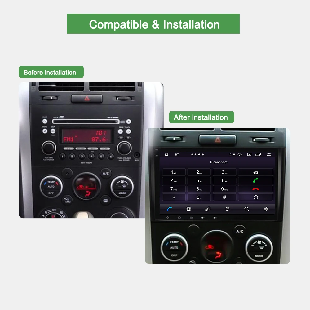 Cheap Bonroad Android 9.0 Car multimedia player For Suzuki grand vitara 2007-2011 radio gps navigation car audio video player 2G+16G 5