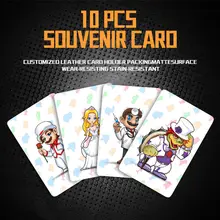 10 шт набор Ббс ПВХ Карта-метка Супер Марио Odyssey для nintendo переключатель