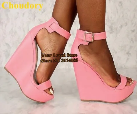 Womens Shoes Heels Wedge sandals DSquared² Leather Pumps in Pink 