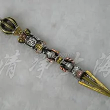 Тибетский буддийский Тантрический обряд, серебро, Алмазный Крюк/Vajra/Vajrakilaya/Jiang Mochu/Phurba