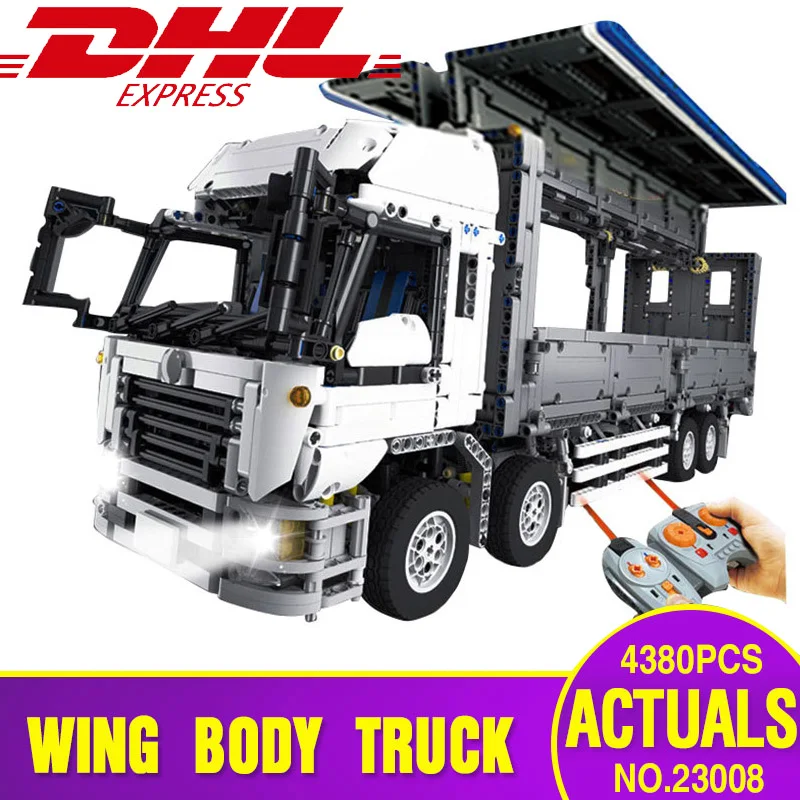 

DHL Lepin 23008 Technical Series The MOC Wing Body Truck Set legoing 1389 Educational Building Block Bricks Children Toys Gift