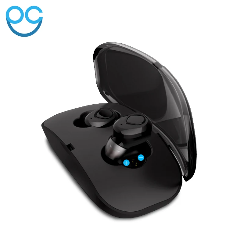 

OGV TWS Wireless Earphone 3D Stereo Bluetooth Earphone Hands-free Smart Noise Reduction Bluetooth4.2 Headset With Charger box