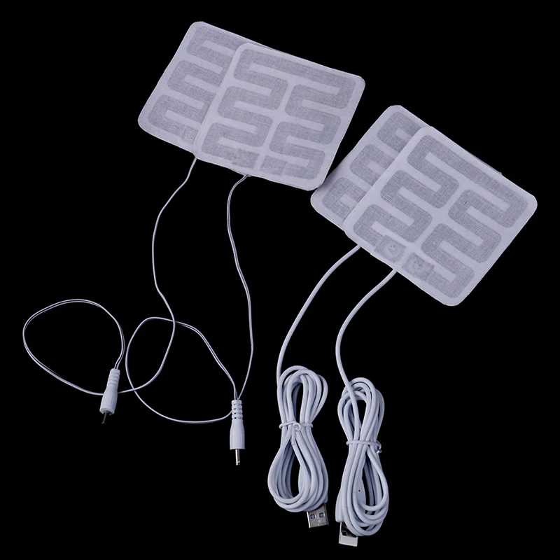 2pcs 5V углеродное волокно грелка для рук грелка USB нагревательная пленка Электрический зимний инфракрасный термоковрик