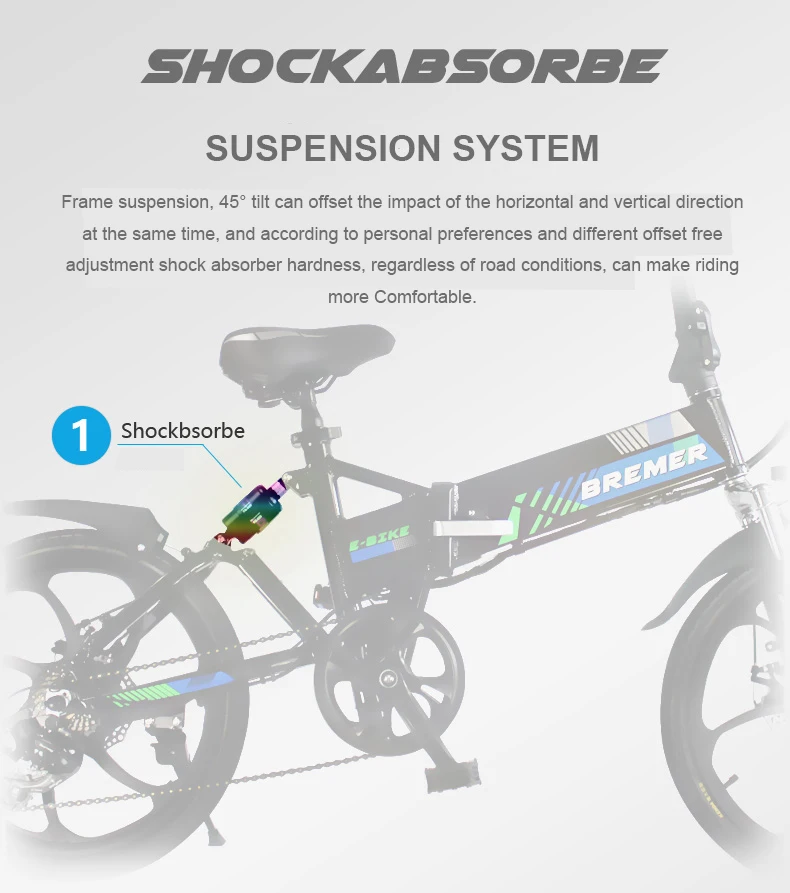 Excellent Daibot Electric Bike 500W 20 Inch Two Wheel Electric Bicycle 48V Built In Removable Battery Mini Foldable Electric Bike Bicycle 3