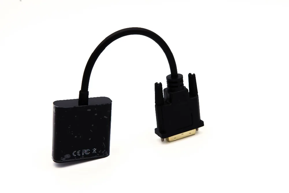 DVI в VGA Кабель-адаптер 1080P DVI-D в VGA кабель 24+ 1 25 Pin DVI штекер в 15 Pin VGA Женский видео конвертер для ПК Дисплей
